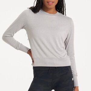 Vuori Gray Long Sleeve Tee